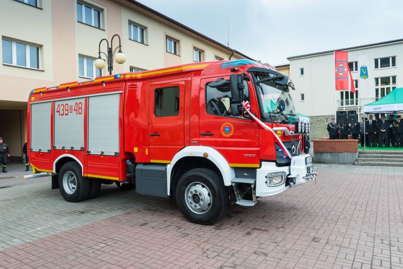 Wóz strażacki OSP Wisła Centrum